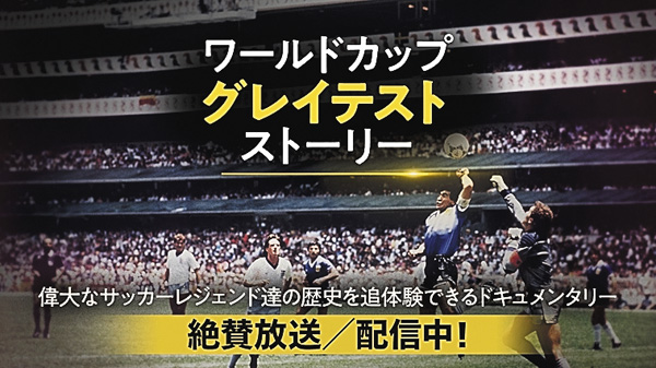 ワールドカップグレイテストストーリー